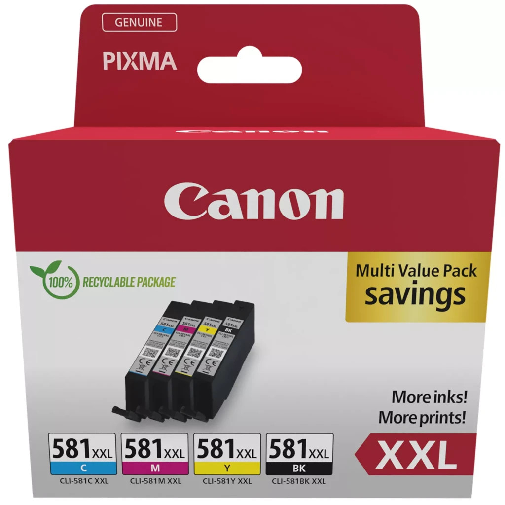 Картридж Canon CLI-581XXL BK,C,M,Y (1998C007) - изображение 2