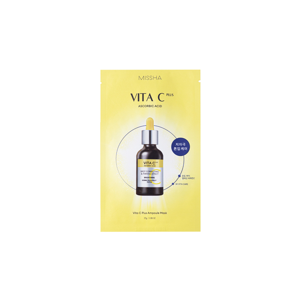 Маска для обличчя Missha Vita C Plus Ampoule Mask Тканинна 27 г (8809747944040) - зображення 1