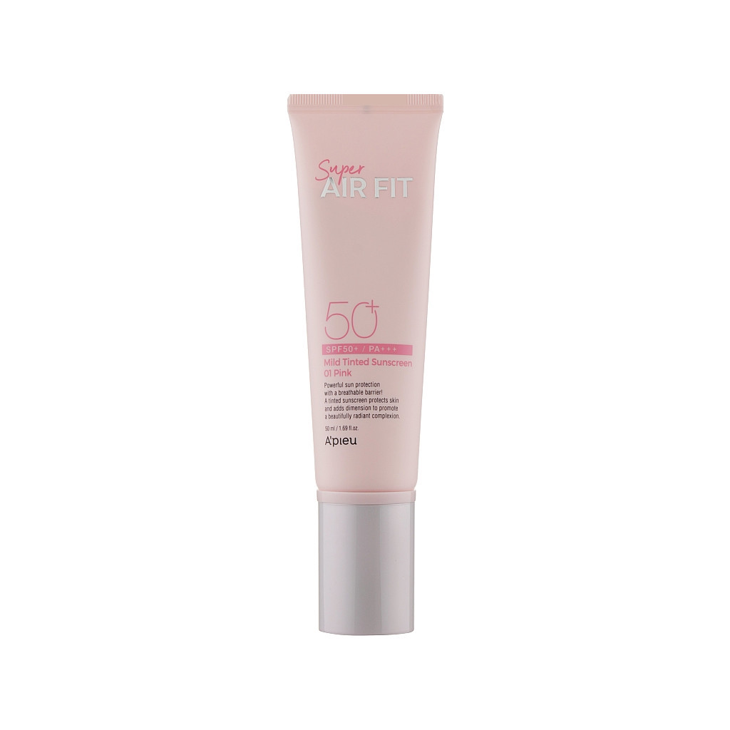 Засіб від засмаги A'pieu Super Air Fit Mild Tinted Sunscreen SPF50+ PA++++ 50 мл (8809643530538) - зображення 1