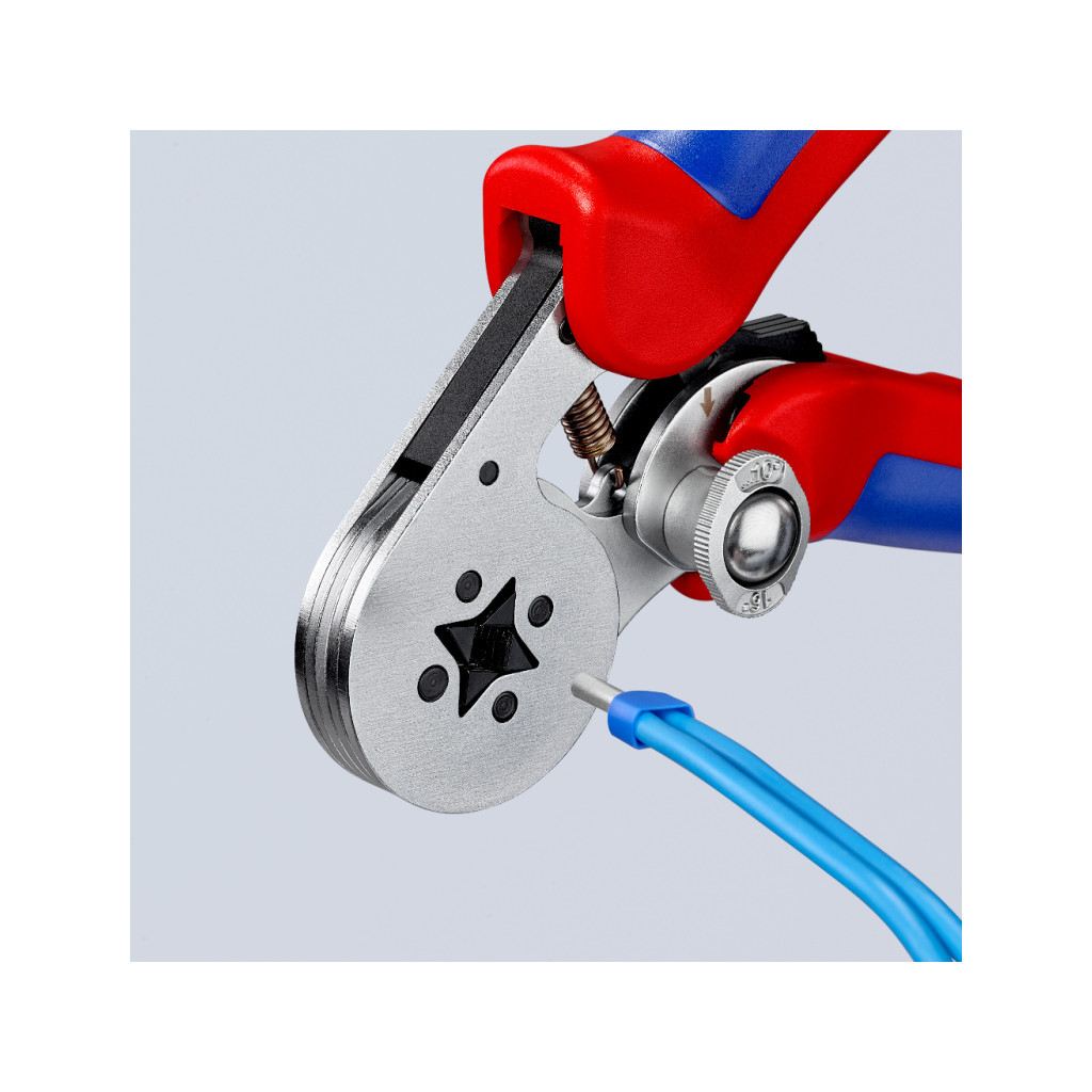 Затиск для клем KNIPEX для контактних гільз, квадратний обжим (97 55 04) - зображення 5