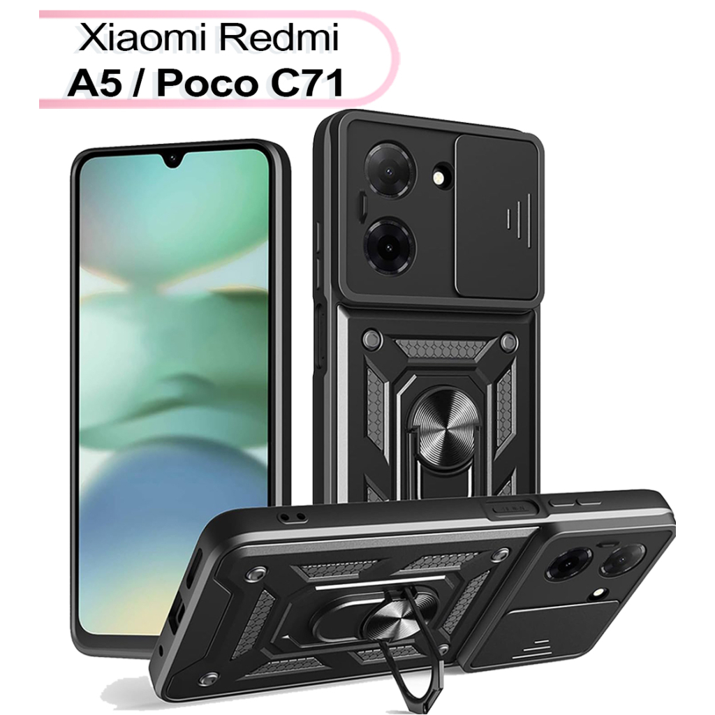 Чохол до мобільного телефона BeCover Military Xiaomi Redmi A5 / Poco C71 Black (713543) - зображення 1