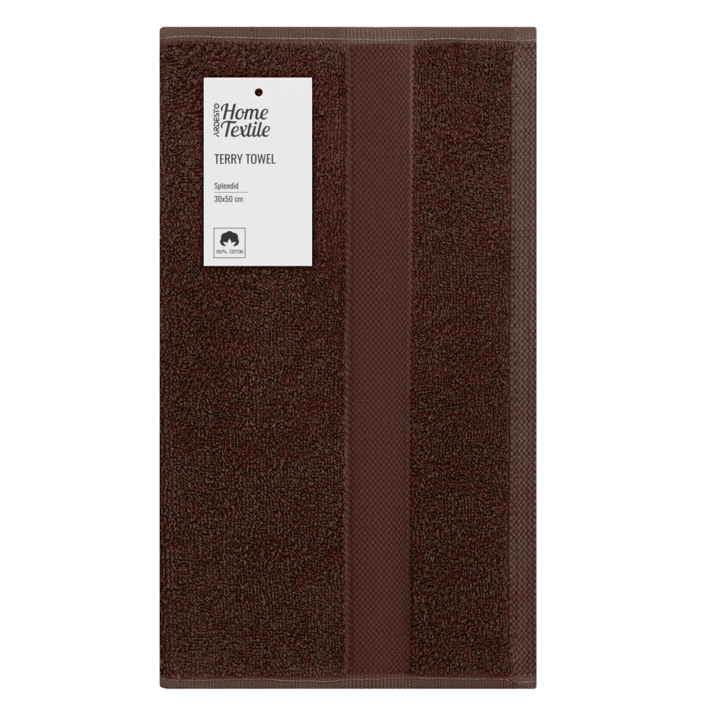 Рушник Ardesto Splendid 100% бавовна, коричневий 70х140 см (ART2370BR) - зображення 1