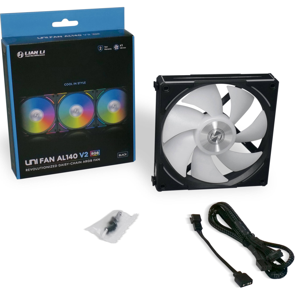 Кулер до корпусу Lian Li AL140V2 Black Cooler (G99.14ALV21B.00) - зображення 5