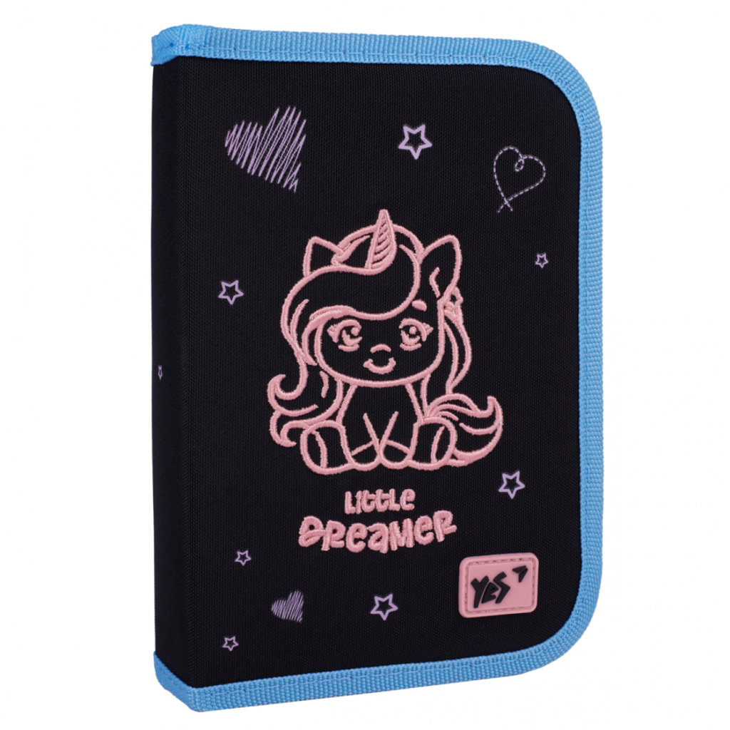 Пенал Yes Cute Unicorn HP-04 твердий одинарний з двома клапанами (533627) - зображення 1