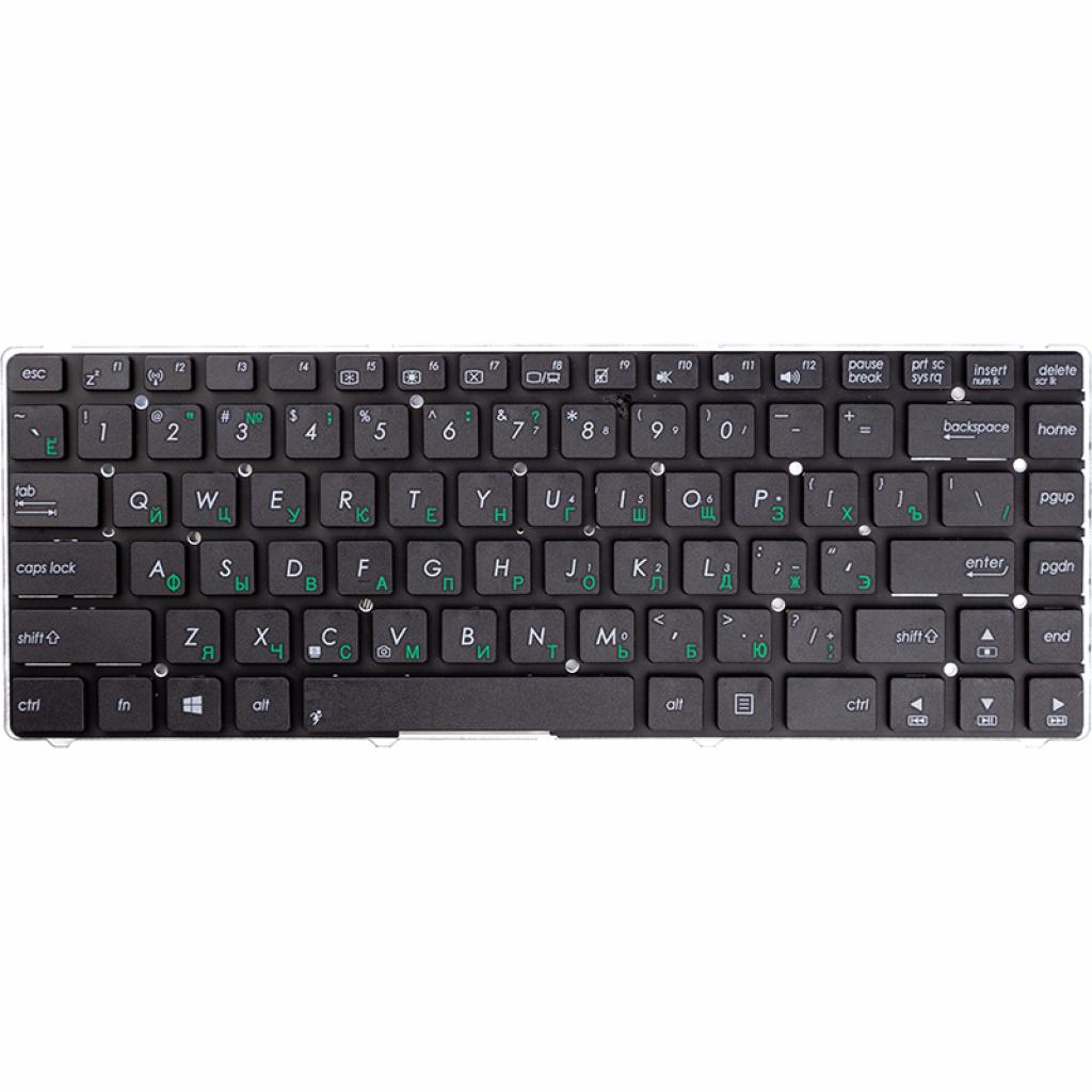 Клавіатура ноутбука ASUS K45, R400, N45 чорна (KB310727) - зображення 1
