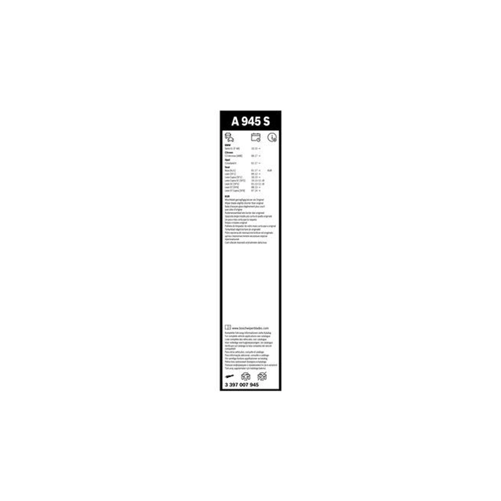 Щітка склоочисника Bosch 3 397 007 945 - зображення 5