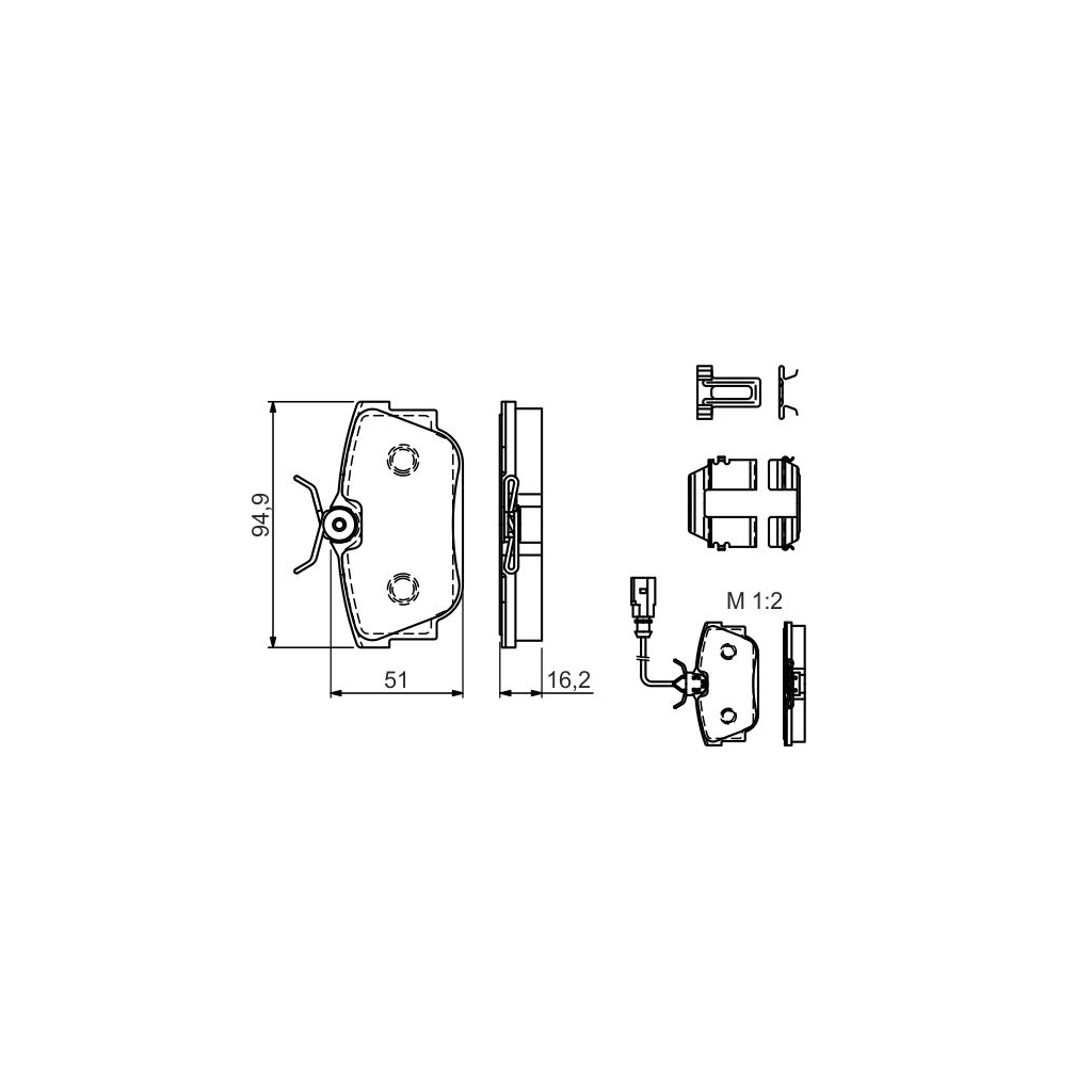 Гальмівні колодки Bosch 0 986 494 529 - зображення 5
