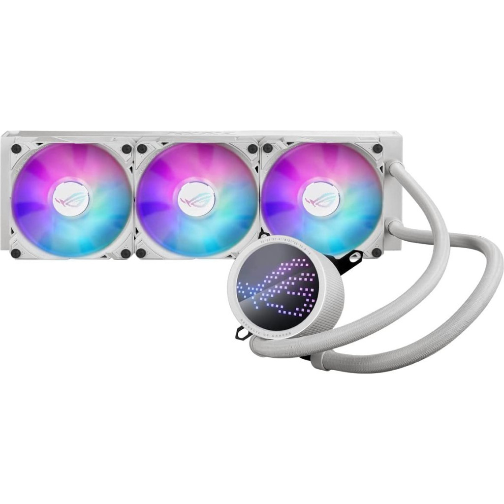 Система рідинного охолодження ASUS ROG-RYUO-III 360-ARGB-WHT - зображення 2