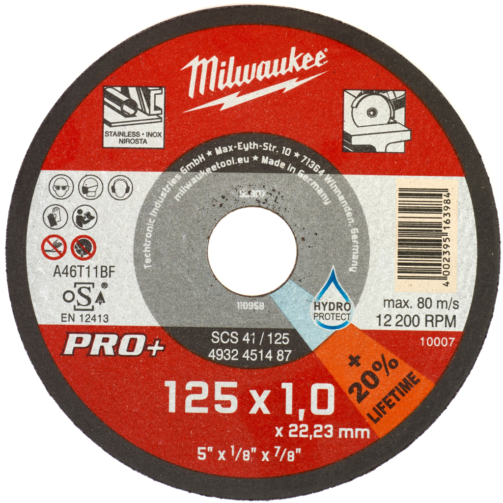 Круг відрізний Milwaukee по металу SCS 41/125х1 PRO+, 125мм (4932451487) - зображення 1