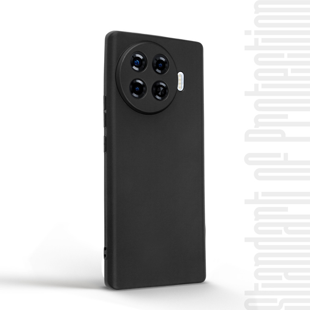 Чохол до мобільного телефона Armorstandart Matte Slim Fit Tecno Spark 20 Pro+ (KJ7) Camera cover Black (ARM75493) - зображення 2