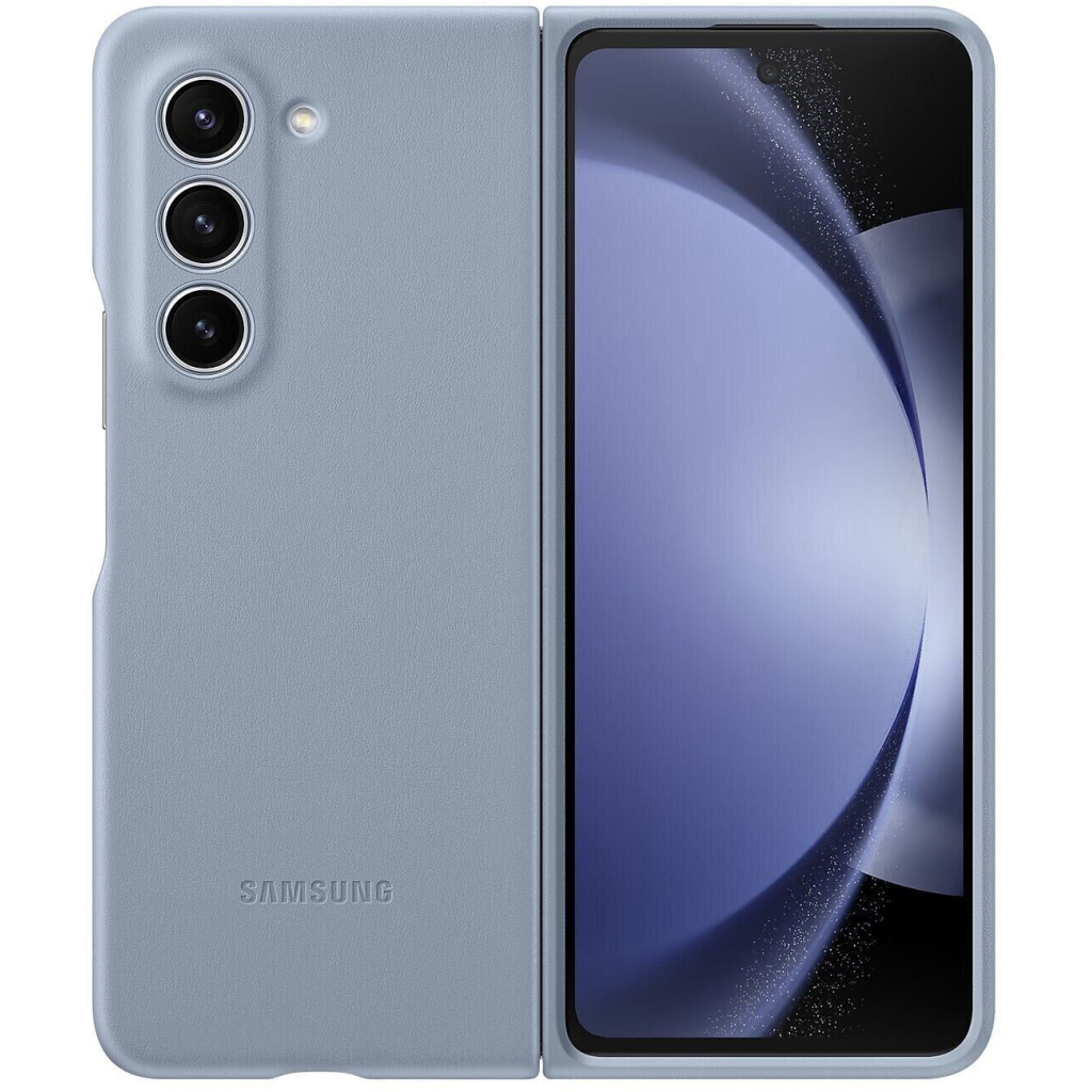 Чохол до мобільного телефона Samsung Fold 5 Eco-leather Case Blue (EF-VF946PLEGUA) - изображение 2