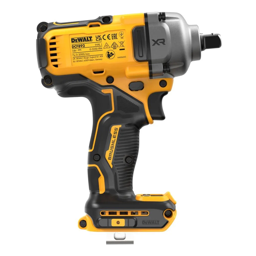 Гайковерт DeWALT 18 В XR Li-lon, 812 Нм, TSTAK (без АКБ та ЗП) (DCF892NT) - изображение 5