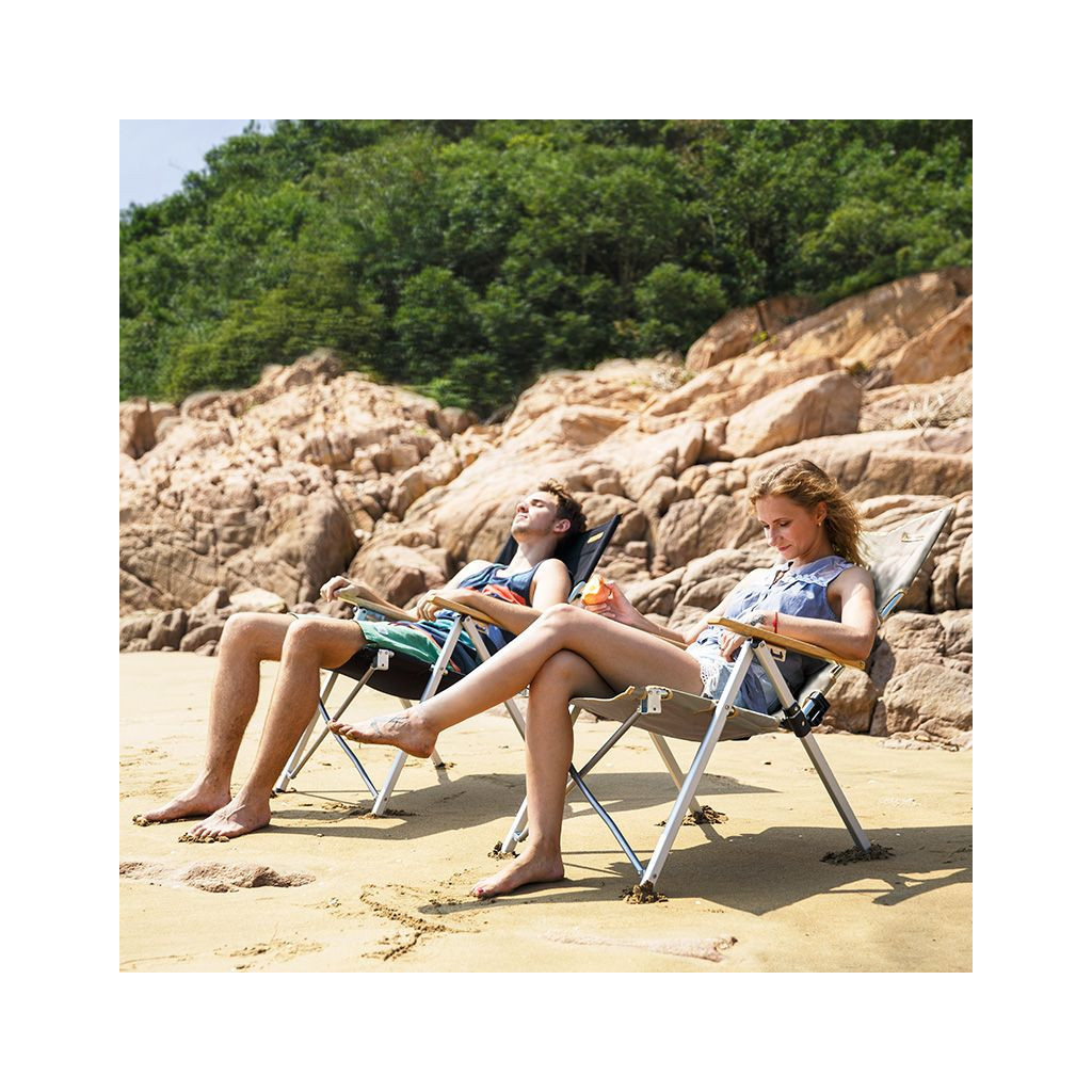 Крісло складане Naturehike NH17T003-Y алюміній чорний (6927595724934) - зображення 5