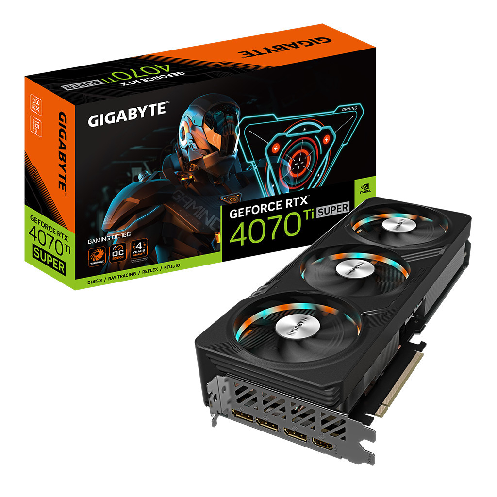 Відеокарта GIGABYTE GeForce RTX4070Ti SUPER 16Gb GAMING OC (GV-N407TSGAMING OC-16GD) - зображення 2