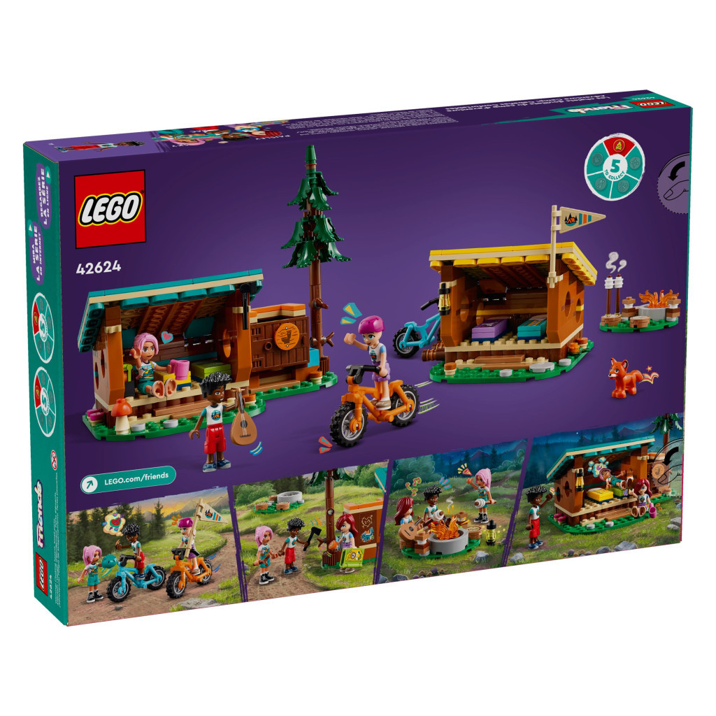 Конструктор LEGO Friends Затишні хатинки у пригодницькому таборі (42624) - зображення 7