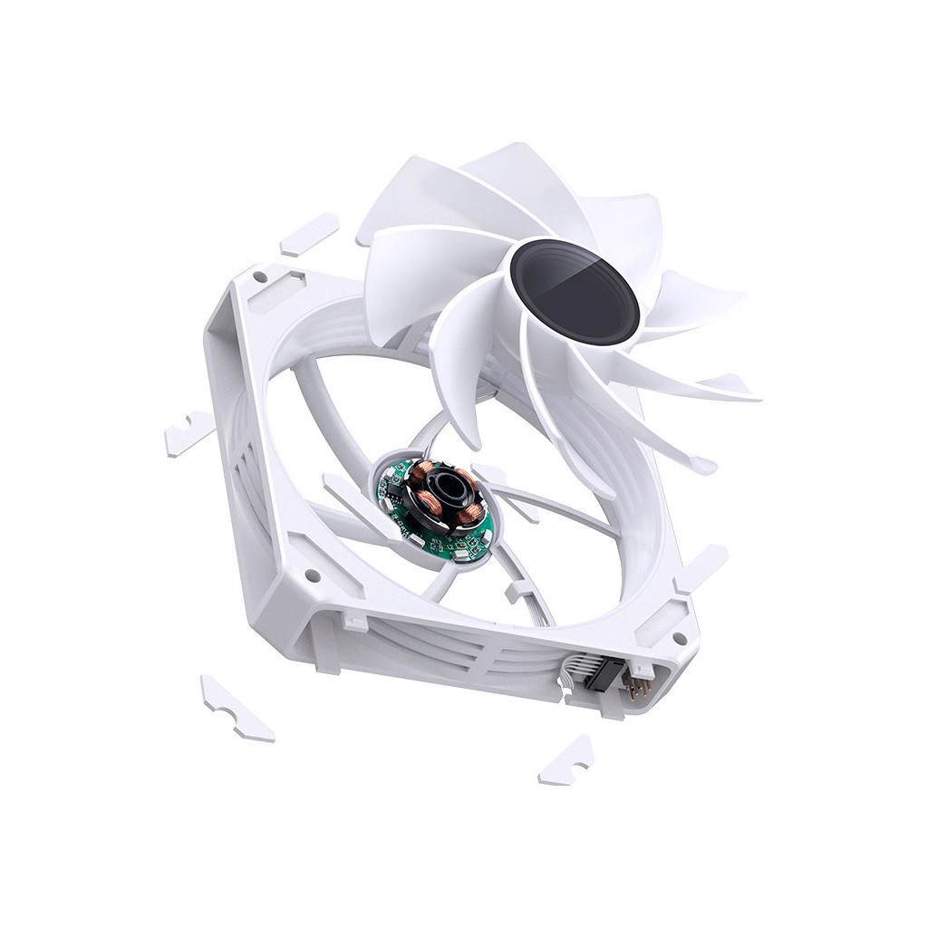 Кулер до корпусу JONSBO ZG-120WR White - зображення 12