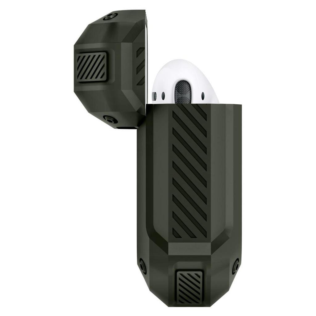 Чохол для навушників Spigen для Airpods Tough Armor Military Green (074CS26499) - зображення 6