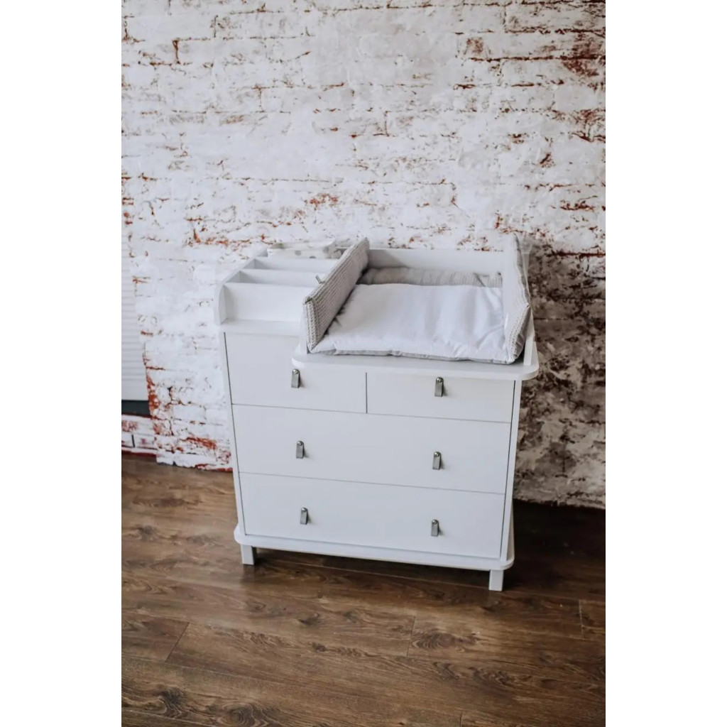 Комод-пеленатор Angelo Glori з органайзером (ручки сірі) 90х51х90 (30001) - изображение 3