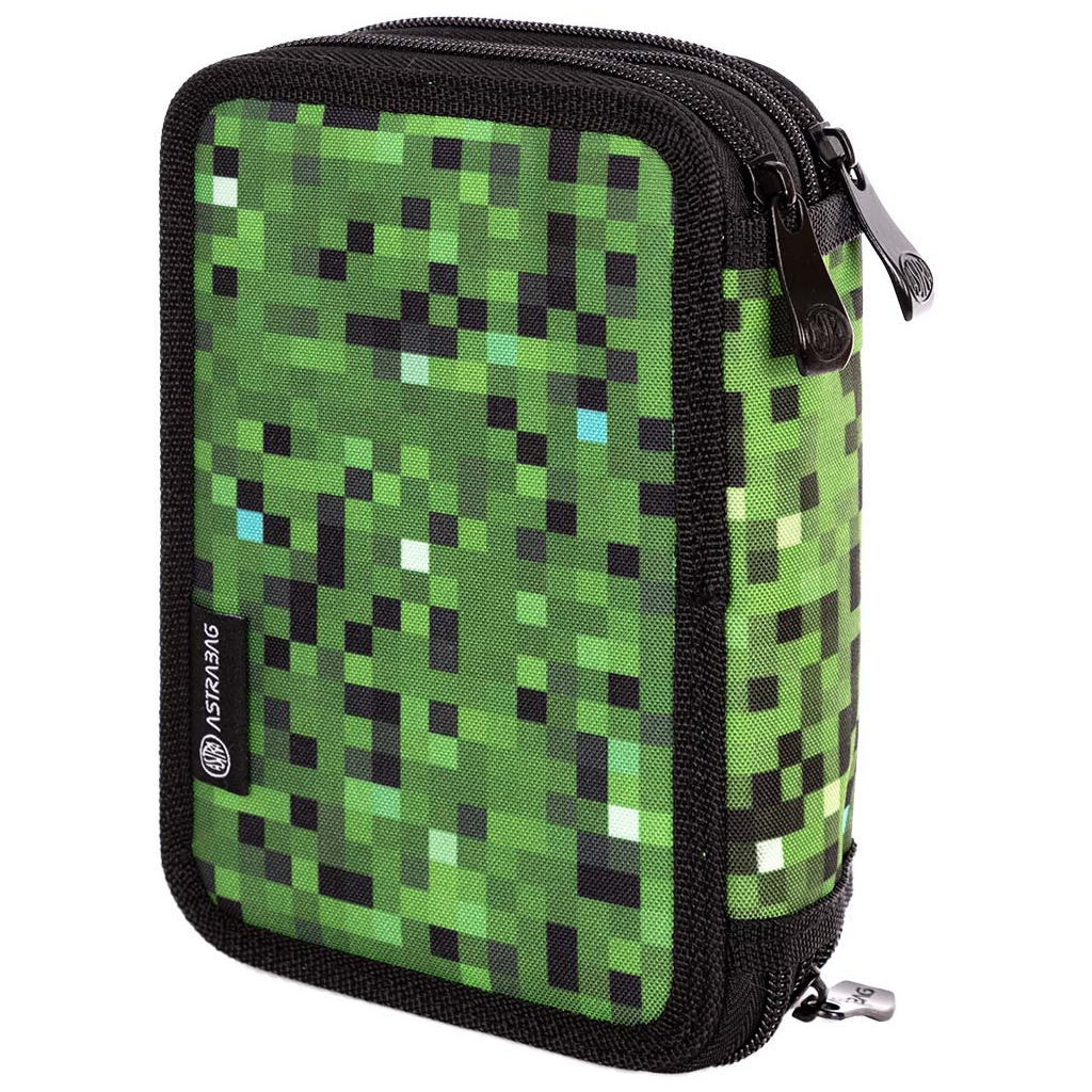 Пенал Astrabag AC31 Pixel one з наповненням, 46 предметів (503022020) - зображення 3