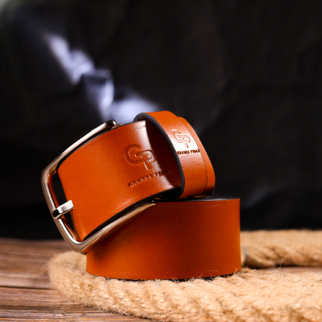 Ремінь Grande Pelle З натуральної шкіри Рудий (21473) - зображення 10