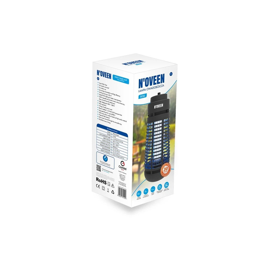 Інсектицидна лампа N'oveen IKN6 (RL073623) - зображення 2
