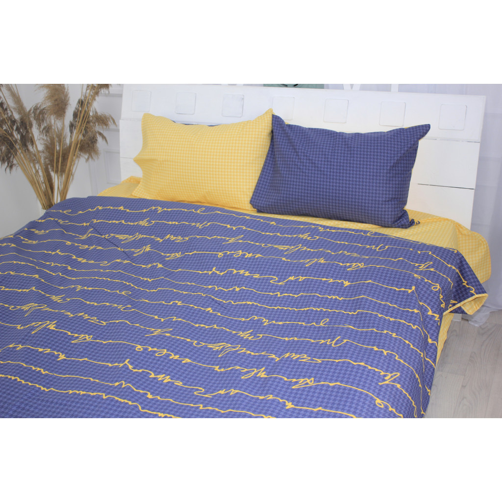 Постільна білизна MirSon Бязь Ranforce Elite 17-0451 Vocabulary 160х220 (2200004698144) - зображення 1