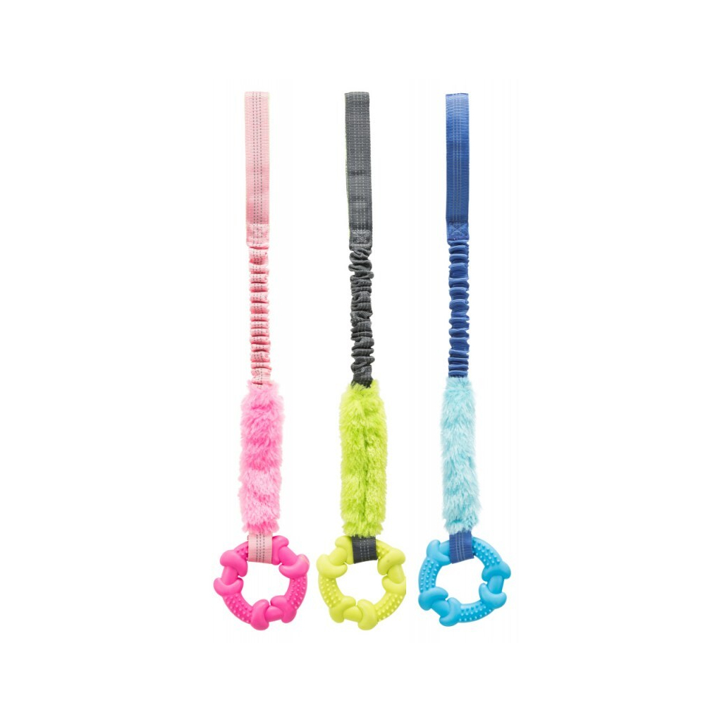Іграшка для собак Trixie Bungee Tugger з кільцем 10/56 см (4011905328683) - зображення 10