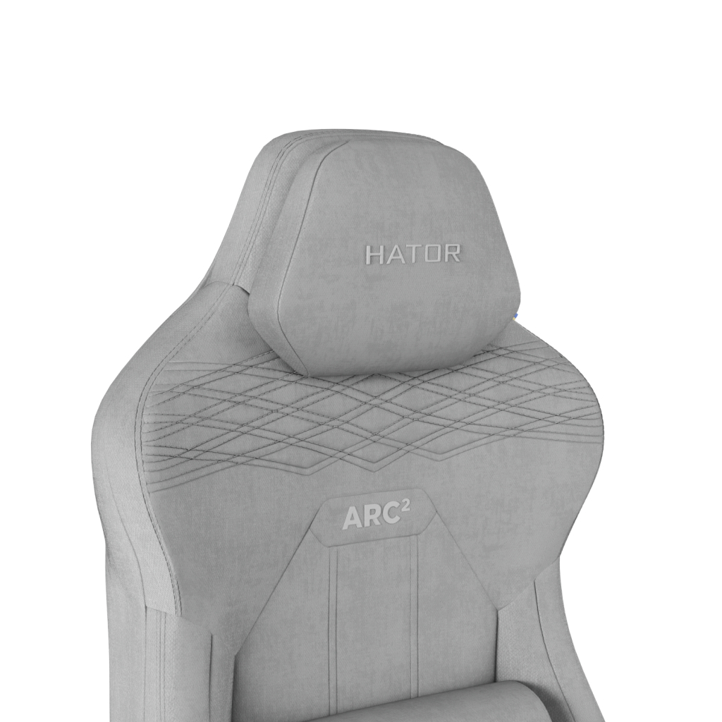 Крісло ігрове Hator Arc 2 Fabric XL Grey (HTC2106) - зображення 6