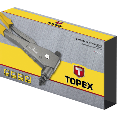 Заклепувальник Topex для різьбових заклепок M3, M4, M5, M6 (43E110) - зображення 2