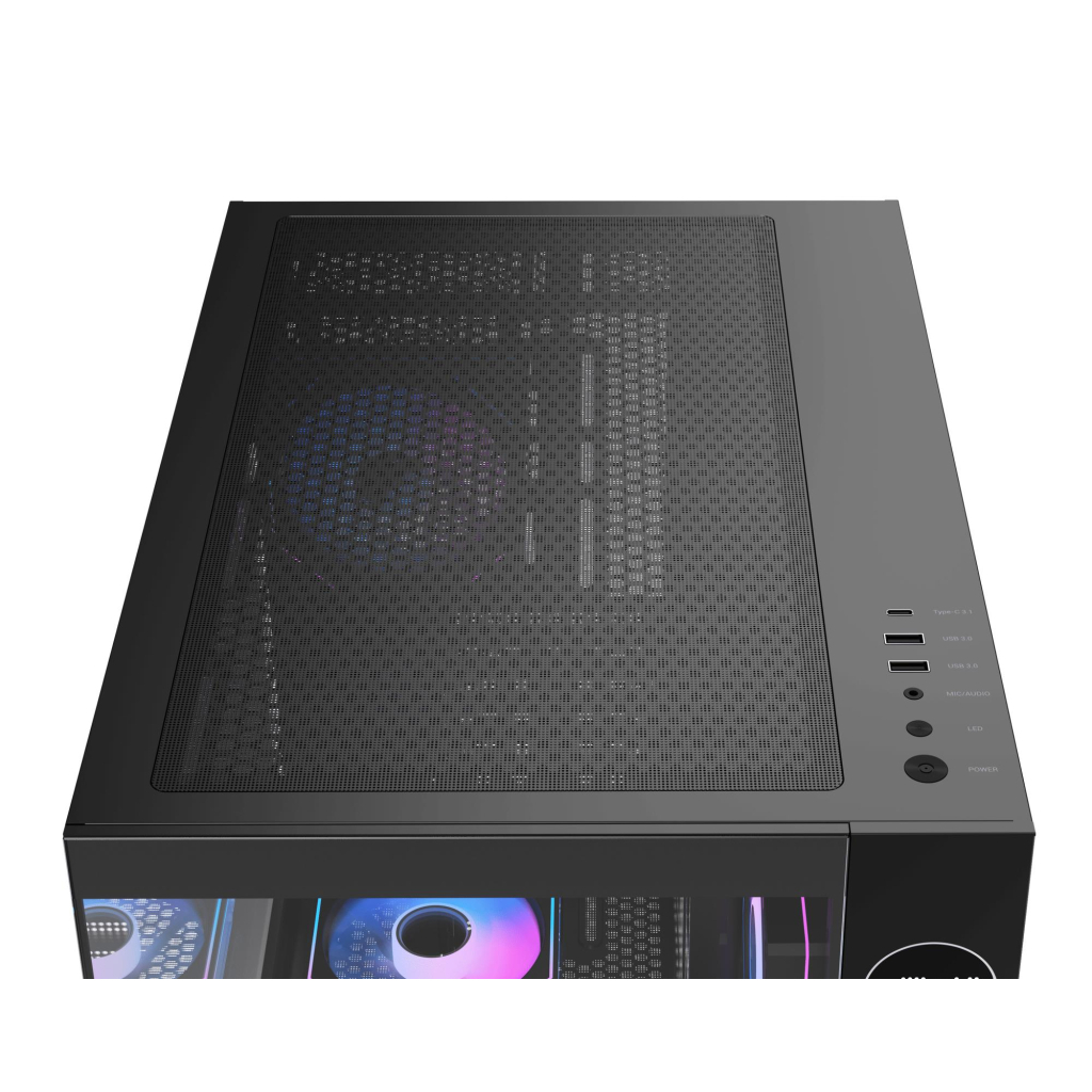 Корпус для ПК OCYPUS IOTA C70 BK ARGB (IOTA-C70-BKD600XX-GL) - зображення 7