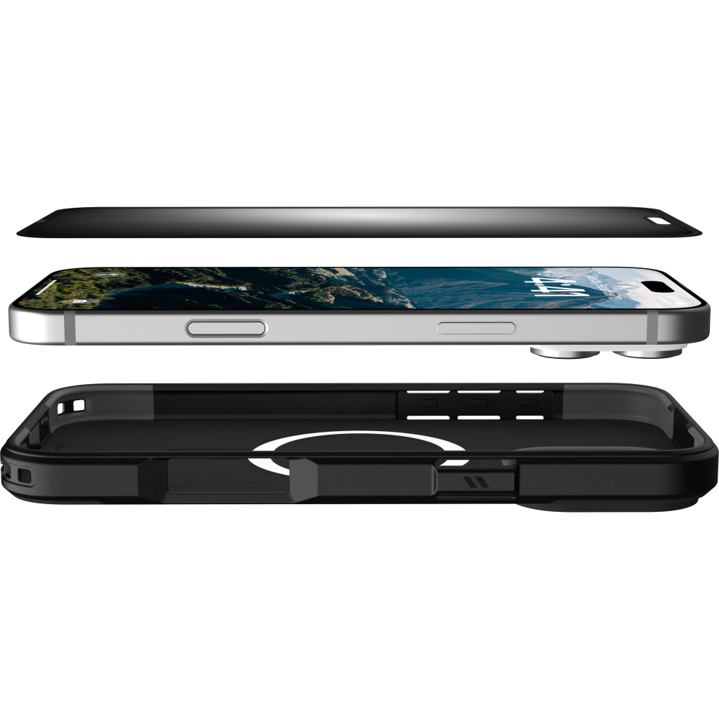 Плівка захисна UAG iPhone 16 Pro Max Removable Privacy Glass - Tint (14436911NA) - зображення 6