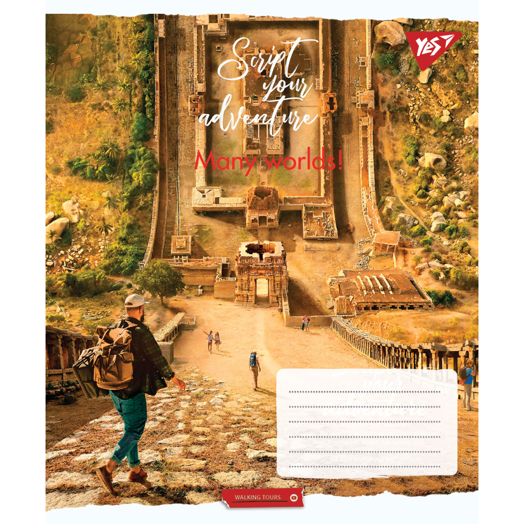 Зошит Yes А5 Many worlds! 96 аркушів, лінія (766508) - зображення 3