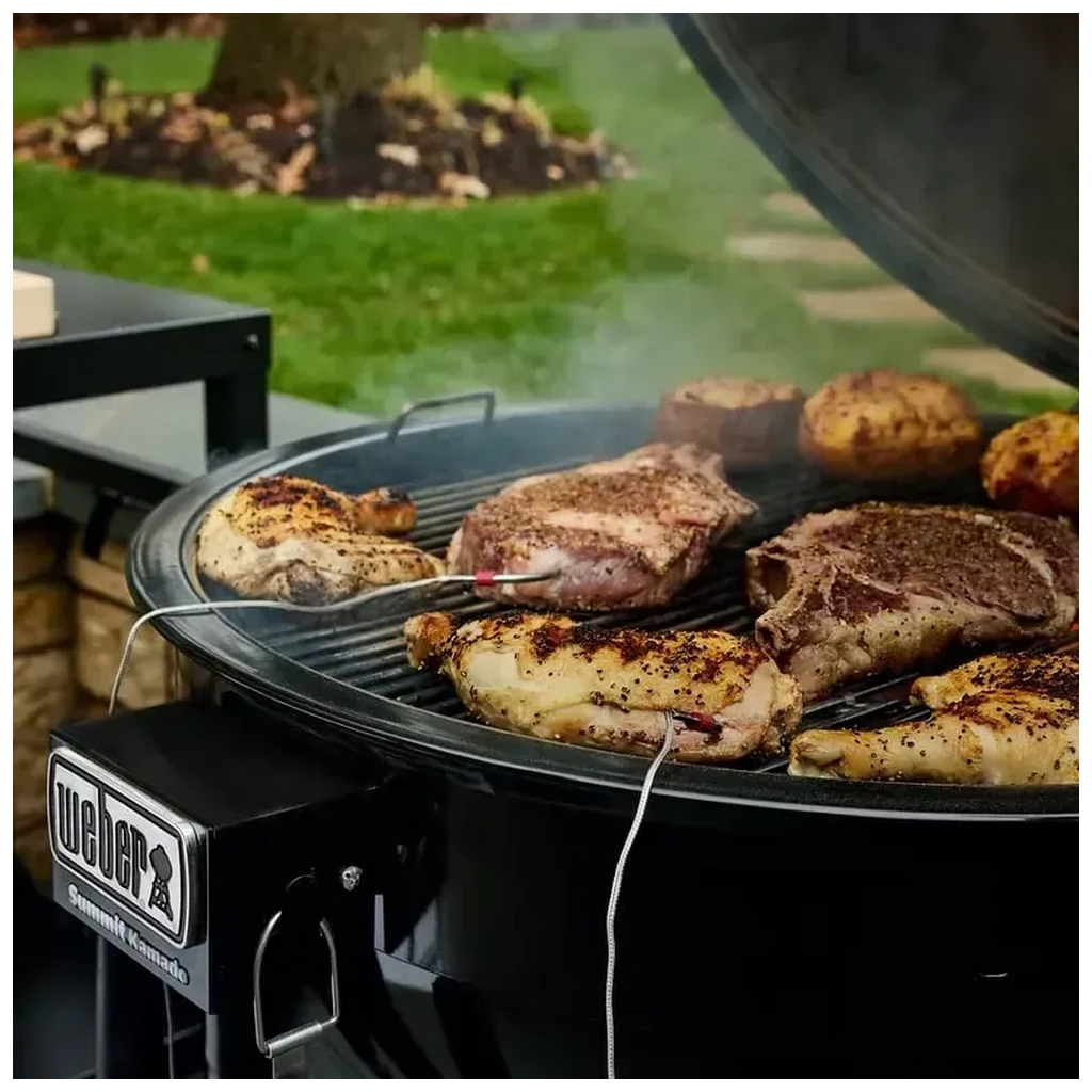 Гриль-барбекю Weber Summit Kamado E6 61 cm Black (18201004) - зображення 10