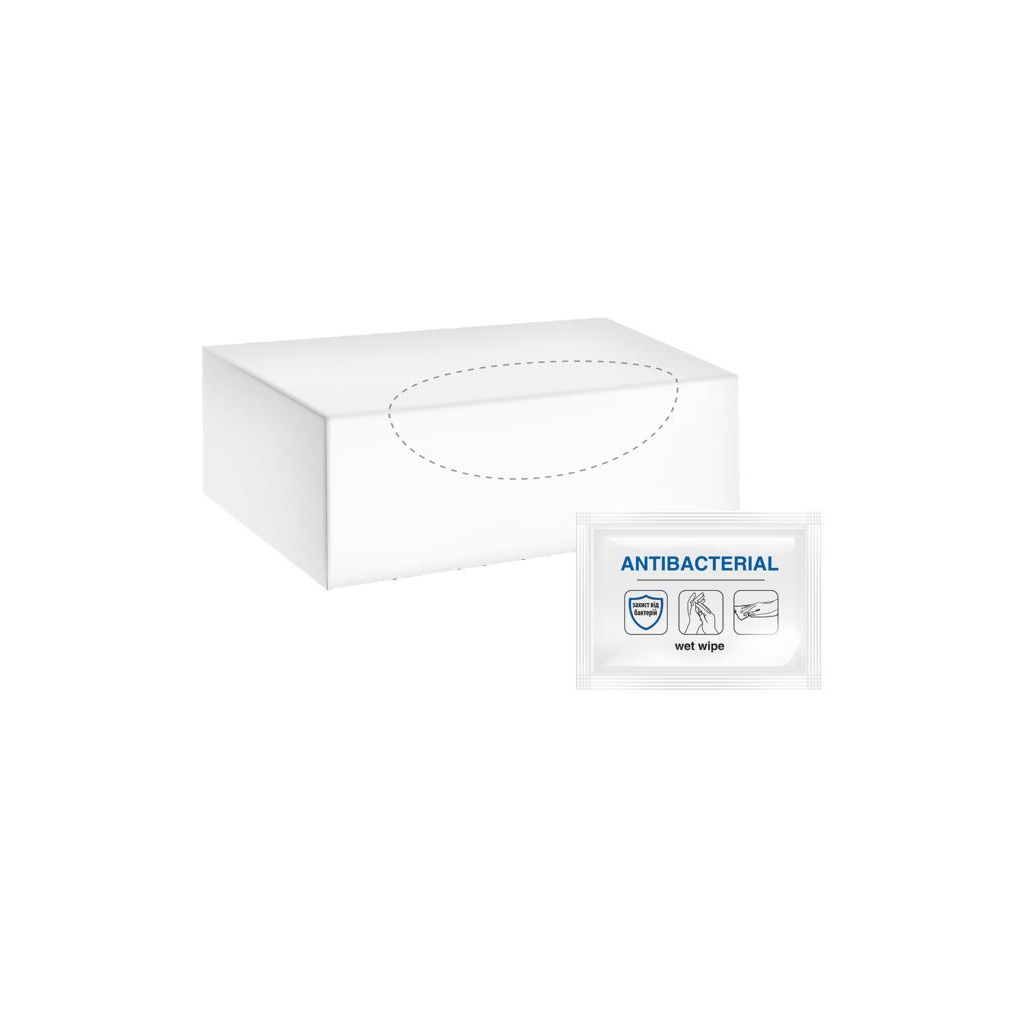 Вологі серветки PRO service антибактеріальні для рук та обличчя 80 шт. (4823071637595) - зображення 1