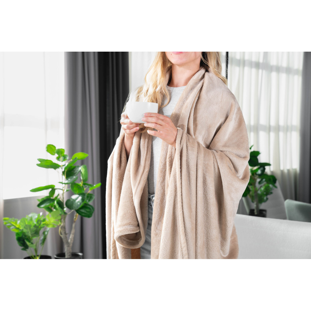 Плед Ardesto Flannel беж, 160х200 см (ART0205SB) - зображення 3