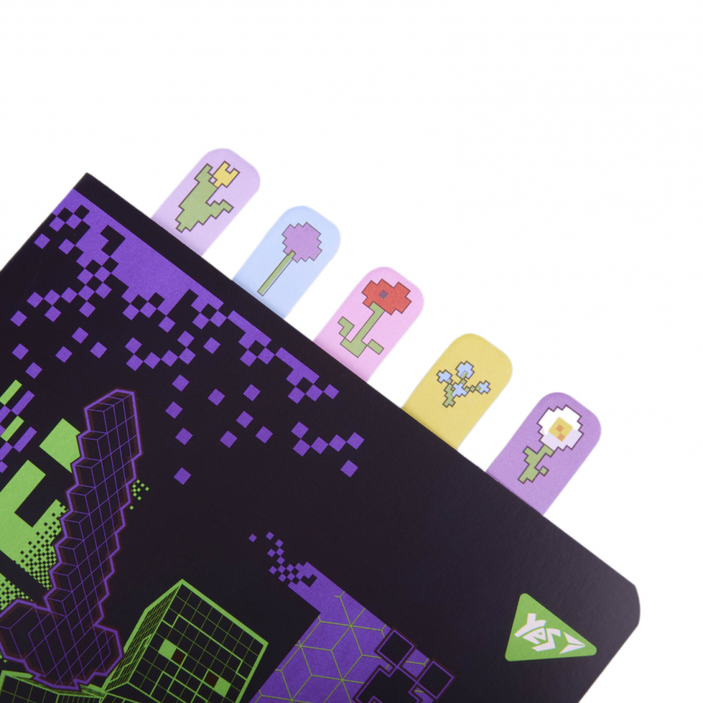 Стікер-закладка Yes Minecraft.Spring паперові 55х15 мм, 100 шт (5x20) (170439) - зображення 3