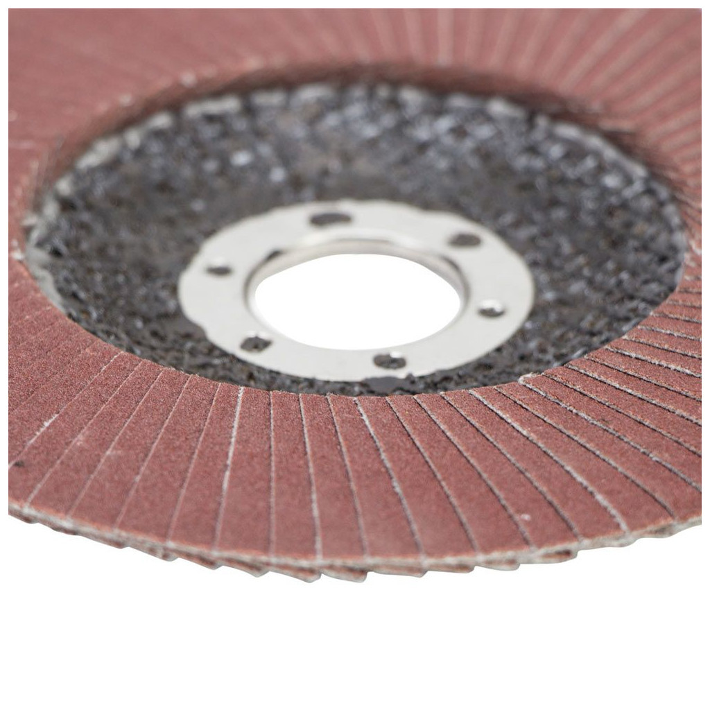 Круг зачистний Sigma пелюстковий торцевий Т27 (прямий) 125мм P220 (9172171) - зображення 4