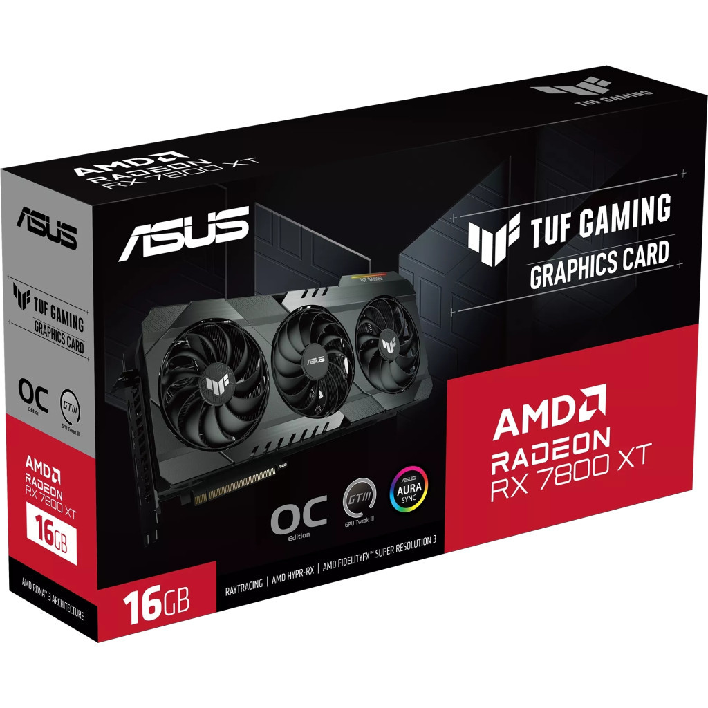 Відеокарта ASUS Radeon RX 7800 XT 16Gb TUF GAMING OG OC (TUF-RX7800XT-O16G-OG-GAMING) - зображення 12