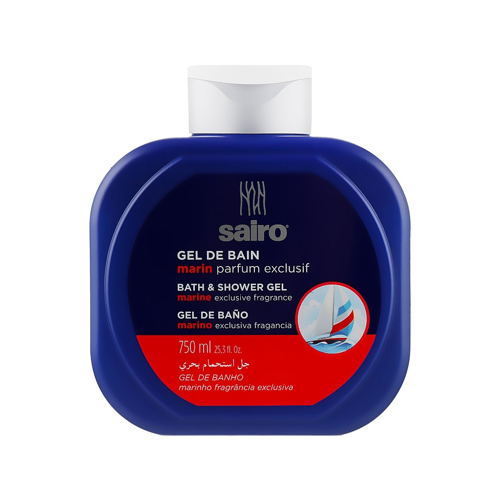 Гель для душу Sairo Bath And Shower Gel Винятковий морський аромат 750 мл (8433295049348) - зображення 1