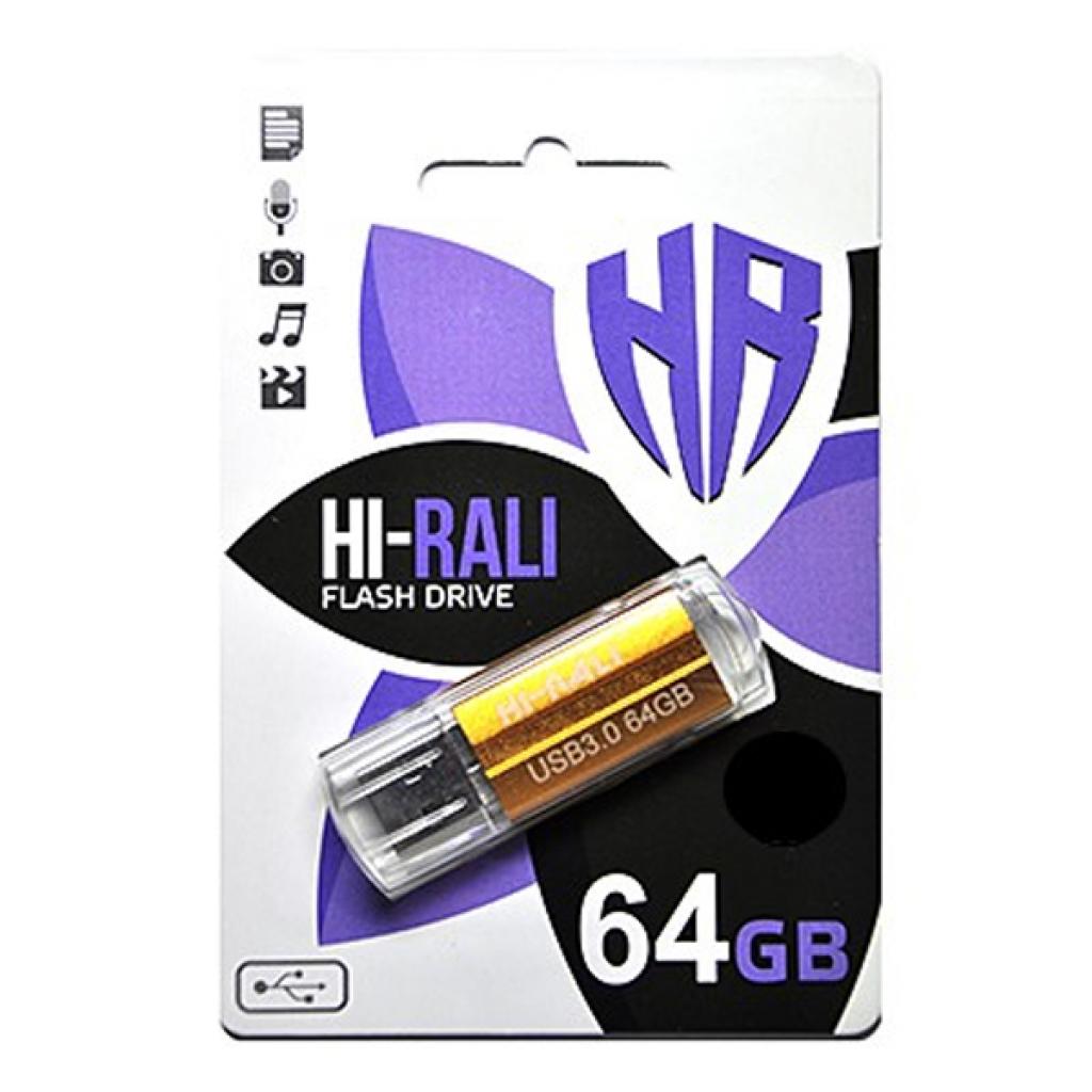 USB флеш накопичувач Hi-Rali 64GB Corsair Series Bronze USB 2.0 (HI-64GBCORBR) - зображення 1