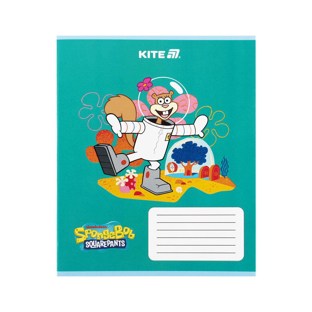 Зошит Kite SpongeBob SquarePants, 12 аркушів, коса лінія (SB25-235) - зображення 4