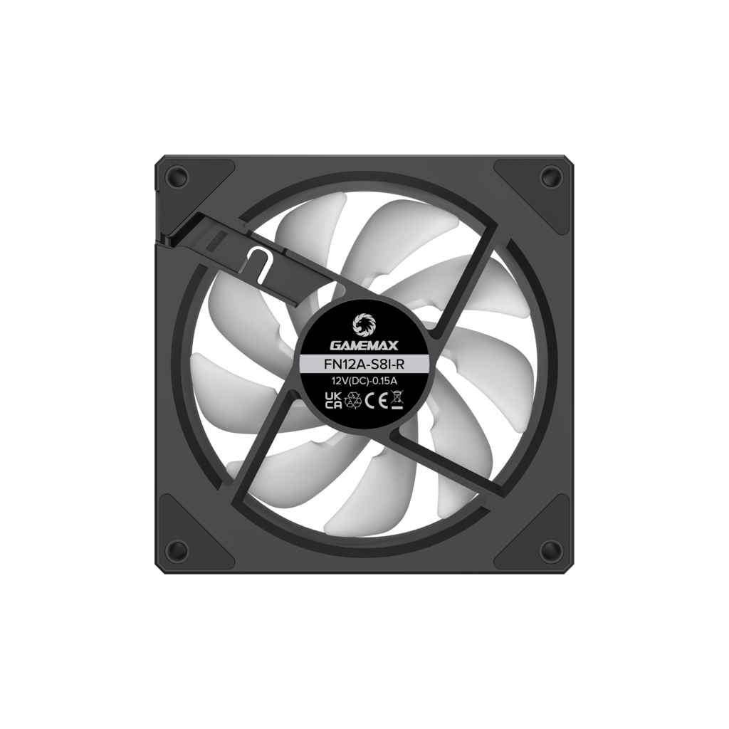 Кулер до корпусу Gamemax FN12A-S8I-R - зображення 10