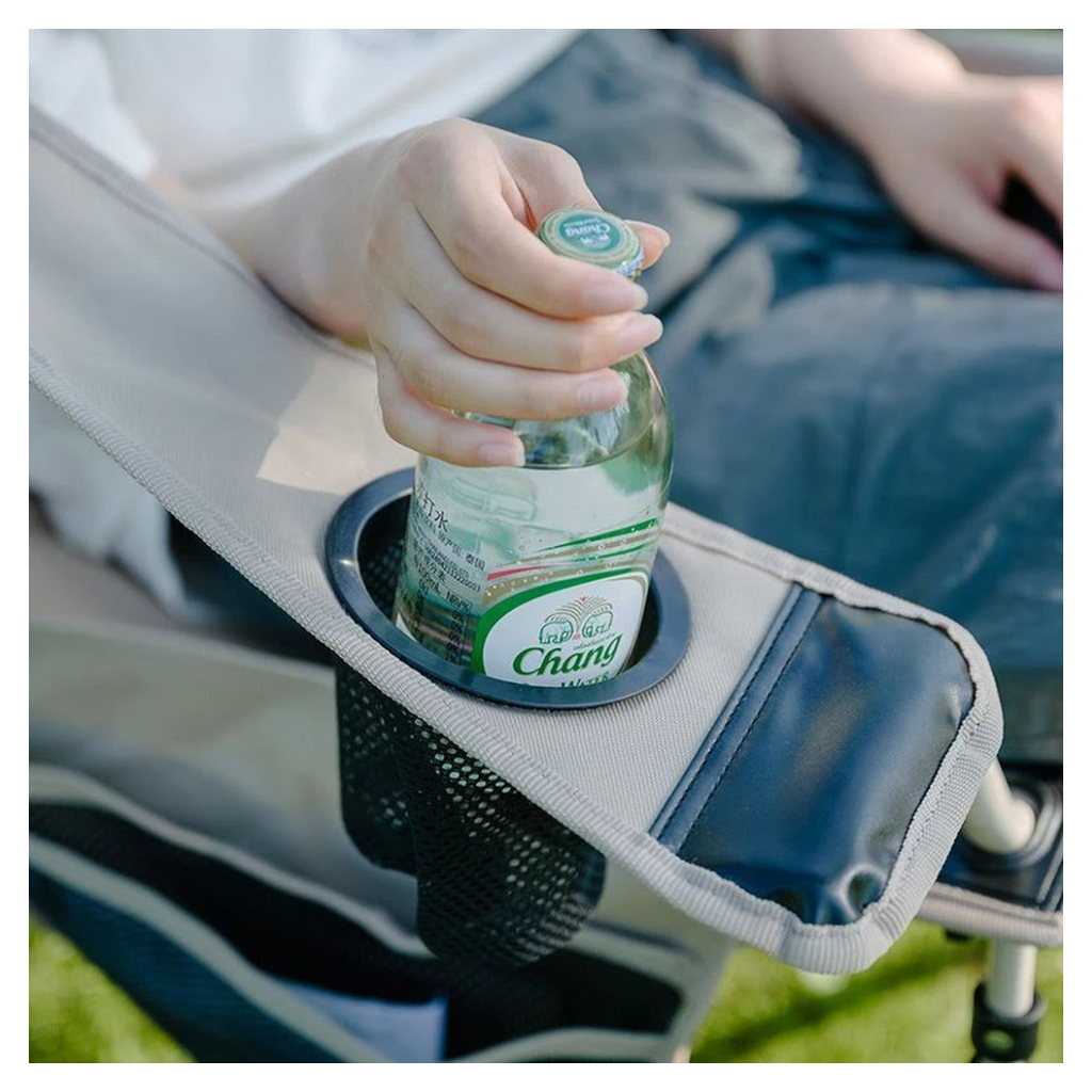 Крісло складане Naturehike CNK2350JJ011, бежеве (6976023928659) - зображення 4