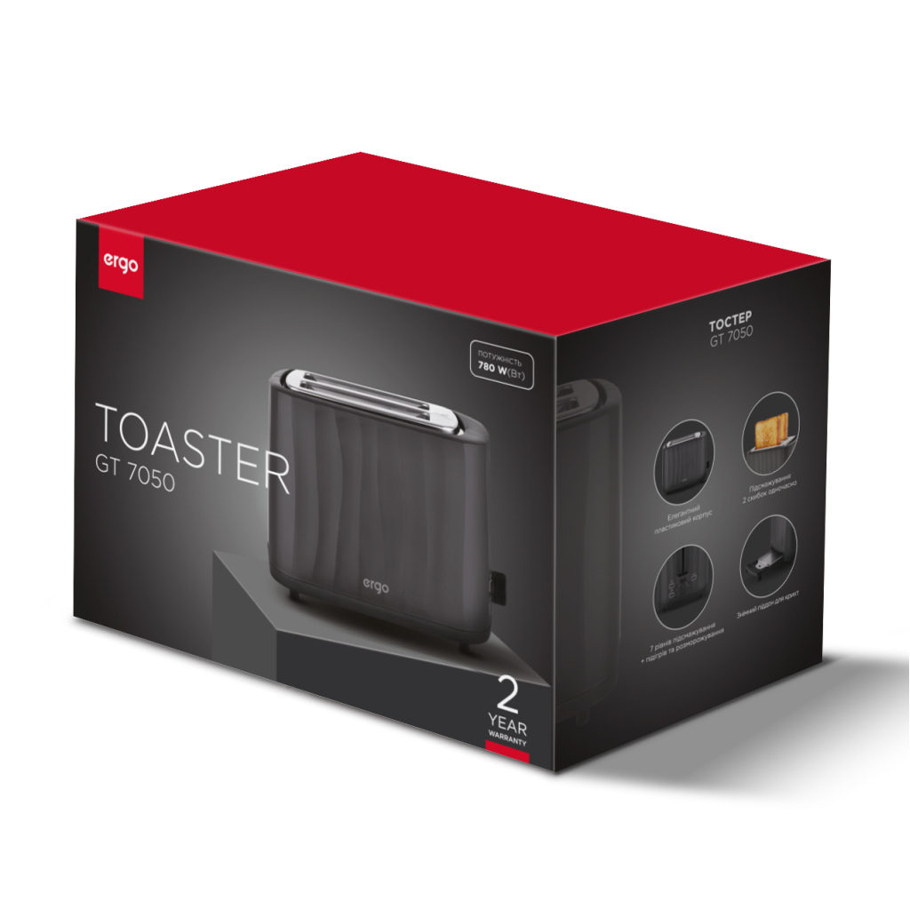 Тостер Ergo GT-7050 - зображення 5