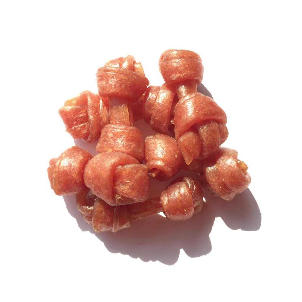 Ласощі для собак Lucky Star Кістка вузлова з качиного м'яса 500 г (4820144302183) - зображення 2