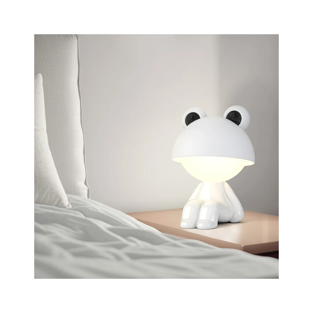Нічник Kite Світильник LED з акумулятором Cute Froggy, білий (K25-316-3-1) - зображення 5