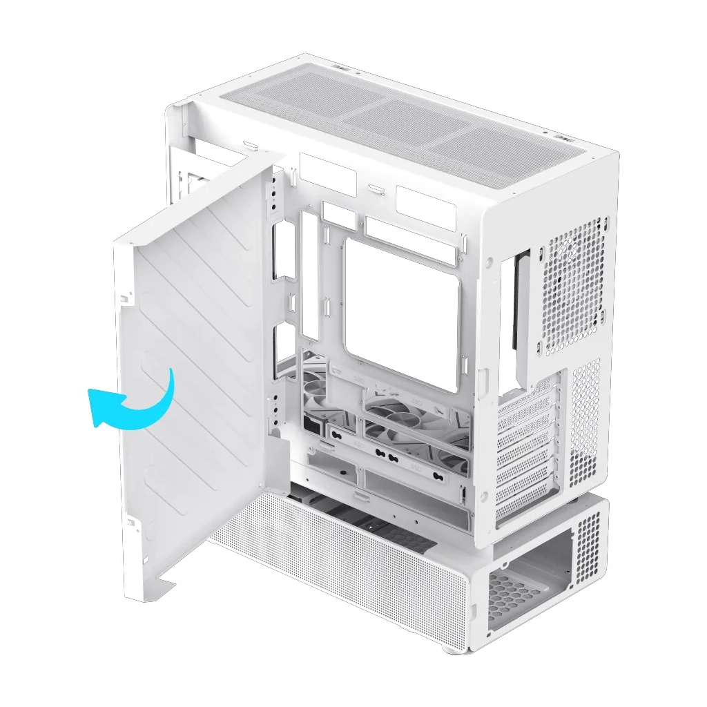 Корпус для ПК Gamemax N80 WH - зображення 10