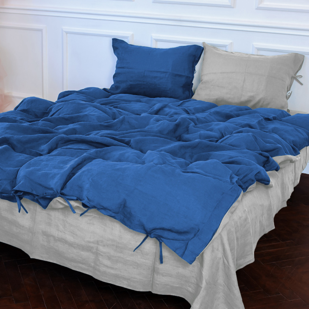 Постільна білизна MirSon Льон Aquamarine 2х160х220 (2200005371589) - зображення 12