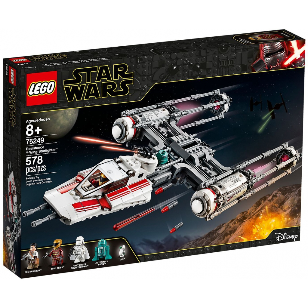 Конструктор LEGO Star Wars Зоряний винищувач Повстанців типу Y 578 деталей (75249) - зображення 1