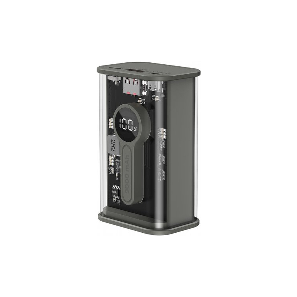 Батарея універсальна Gembird 9000mAh, QC3.0, Transparent (PB09-TQC3-01) - зображення 1